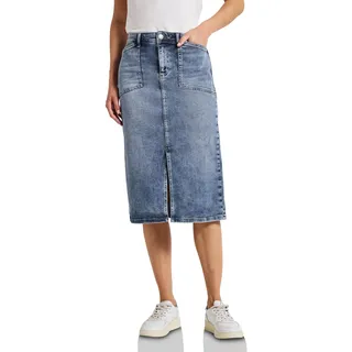 Street One Damen Midi Jeansrock