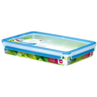 Emsa Frischhaltedose rechteckig blau 6,0 cm 2,6 l