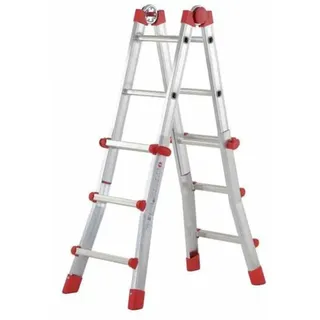 Hailo Profistep Multi 7516-151 Trittleiter 4x3 Stufen - Silver - One Size