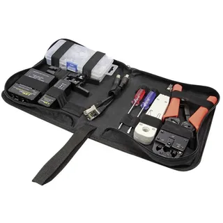 Logilink Netzwerk Werkzeug-Set mit Tasche WZ0030