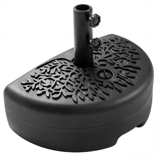 Fantask Schirmständer halbrund 17 Liter Schwarz