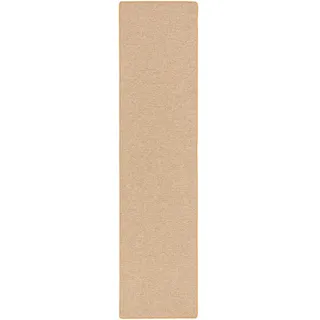 Snapstyle Taff Läufer Teppich 100 x 400 cm Nussbaumfarben