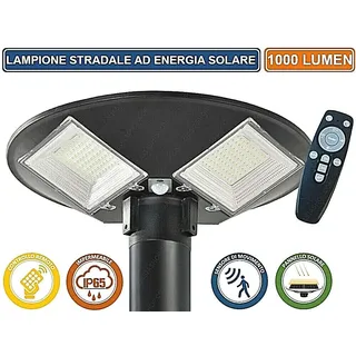 X Straßenlaterne Leuchtturm Garten Straße -dämmerung Solarpanel SO-GD-100W Uni