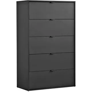 mokebo Sideboard 80 x 117 x 40 cm schwarz