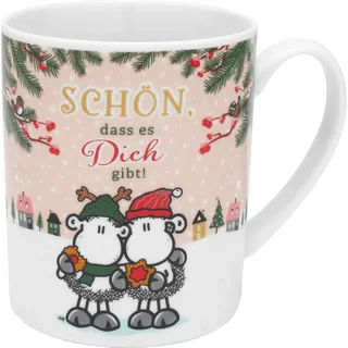 Sheepworld XL-Tasse Motiv "Gibt"| Große Kaffeetasse aus Porzellan, 60 cl, Höhe 11,5 cm, Tasse mit Spruch, in Geschenk-Banderole | Geschenk Weihnachten, Wintertasse | 51137