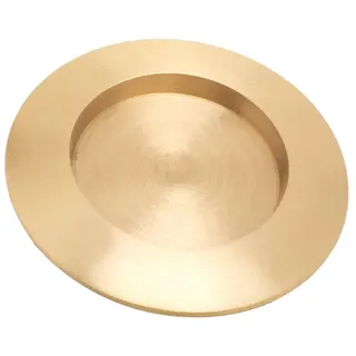 Nklaus Kerzenteller Ø 6cm innen Durchmesser Aluminium Gold Kerzenteller rund Stumpenkerzen Kommunion Taufkerzen Windlichter Hochzeit Dekoration Spülmaschinenfest 2820