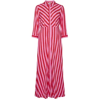 Yas Savanna Langarmkleid Streifen Cyclamen S