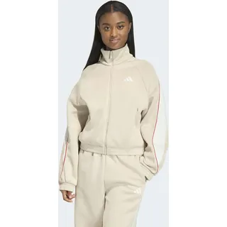 adidas Trainingsjacke ADIDAS SPORTSWEAR "STADIUM", Damen, Gr. XL, crystal linen, sanftes weiß, Obermaterial: 67% Polyester, 33% Baumwolle, Jacken Trainingsjacke, aus Polyester und Baumwolle, für Erwachsene