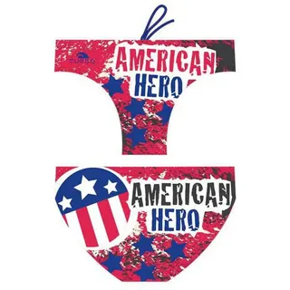 Turbo American Hero-happy Badeslip - Multicoloured - 9-10 Jahre
