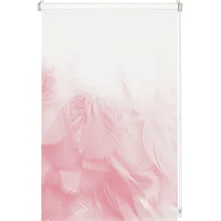 GARDINIA Easyfix Rollo Digiprint 100 x 150 cm rosa/weiß