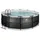 Pool-Set Ø 427 x 122 cm inkl. Filterpumpe, Poolleiter, Reparaturset
