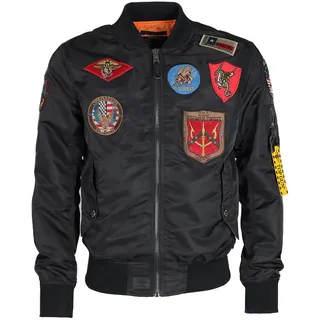 TOP GUN Bomberjacke "Bomberjacke TG2024001", schwarz