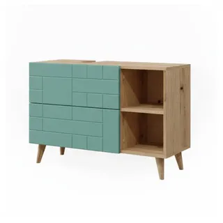 Vicco Waschbeckenunterschrank Rudi 90 x 59 cm mit 2 Schubladen