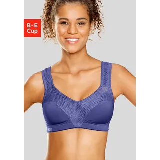 Sport-BH H.I.S, Damen, Gr. 85, Cup D, blau, Microtouch, Obermaterial: 90% Polyester (COOLMAX), 10% Elasthan, BHs Sport-BH, ohne Bügel aus schnell trocknendem COOLMAX-Material, Topseller