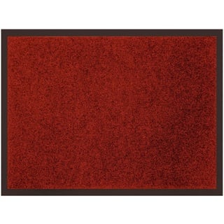 Douceur d'Intérieur Telio rechteckiger Teppich (50 x 80 cm), Rot, staubabweisend, einfarbig