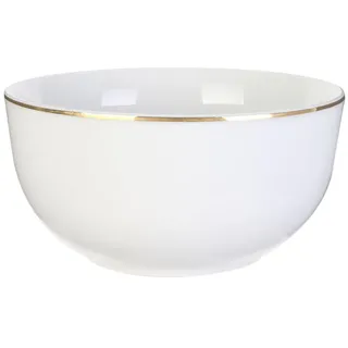 HOME DECO FACTORY Schale mit Goldrand Elegant 500 ml Mehrfarbig | Schale, Goldrand, 500 ml, elegantes raffiniertes Design, Zuhause, Salate und Desserts, Tischservice, mehrfarbig