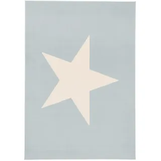 Pergamon Kinder UND Jugend Teppich Trendline Stern Pastell , Blau , Textil , 80x160 cm , Teppiche & Böden, Teppiche, Teppich Kinderzimmer