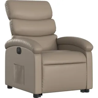 vidaXL Relaxsessel mit Aufstehhilfe Elektrisch Kunstleder 92 x 99,5 x 0 cm Braun