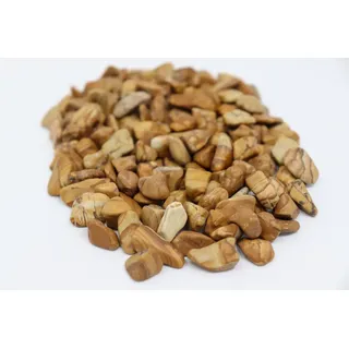 Aquagart 20kg Polierter Splitt Flusskiesel Kieselsteine Gartensplitt Ziersplitt holz