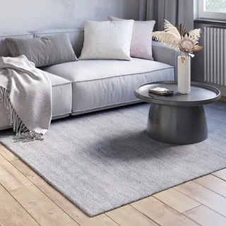 Myflair Isra Wollteppich 200 x 140 cm Grau
