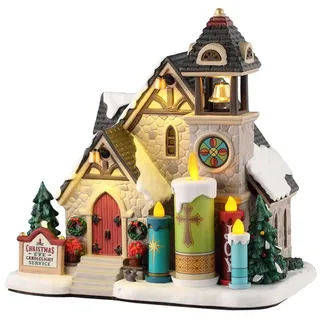 Candlelight Church mit Netzteil 4.5V – Lemax COD 55310