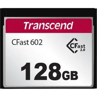 Transcend CFX602 R500/W350 CFast 2.0 CompactFlash Card 128GB (TS128GCFX602)