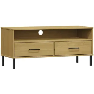 vidaXL OSLO TV-Schrank 4480 cm Braun Massivholz