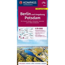 KOMPASS Fahrradkarte 3342 Berlin und Umgebung, Potsdam 1:70.000