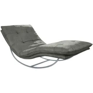W.Schillig Relaxliege daily dreams Polyester 95 x 85 x 169 cm grau mit Kissen