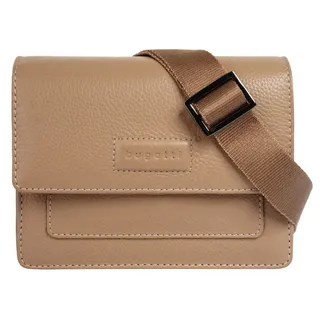 Bugatti Elsa Umhängetasche Leder Beige