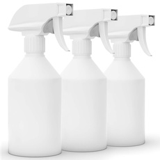 3er Set Sprühflaschen aus recyceltem Plastik für mehr Nachhaltigkeit - Premium Pump-Sprühflasche als Pflanzenbefeuchter mit feinem Sprühnebel, Spray Bottle, Spray Flasche leere Spruhflasche [3x250ml]