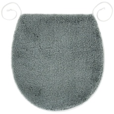 Bild von Soft WC-Deckelbezug, Acryl, anthrazit, 47x50 cm