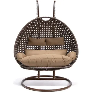 Home Deluxe Hängesessel Twin braun