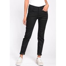 Bild von 5-Pocket-Jeans »94Amelie«, aus Sweatdenim mit schrägen tief sitzenden Gesäßtaschen, schwarz