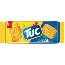 TUC Cheese 1 x 100g I Salzgebäck Einzelpackung I Knabbergebäck mit Käse-Geschmack I Fein gesalzene Snack-Cracker