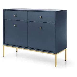 masseno Mondo 104 x 83 x 39 cm Blau / Goldfarben