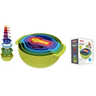 Cefa Toys Joseph Joseph 01158 Set mit 9 stapelbaren Messschüsseln