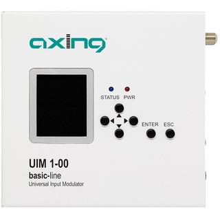 Axing UIM 1-00 Universal Input Modulator DVB-C DVB-T mit Eingang HDMI IPTV USB