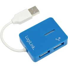 Bild UA0136 4 Port USB 2.0-Hub Blau