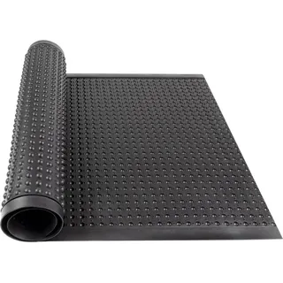 etm Arbeitsmatte Bubble Naturgummi Schwarz 60x90 cm