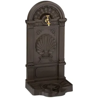 Relaxdays Wandbrunnen Antik-Stil