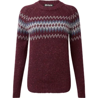 Sherpa Damen Dumji Rundhalspullover beet red L