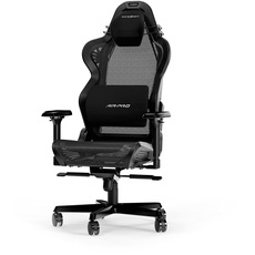 Bild von Air R1S Gaming Stuhl, Mesh, Schwarz-schwarz, 200 cm