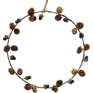 Boltze Deko-Anhänger Cono 30 cm braun