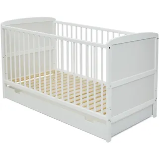 Kids Collective Babybett Kinderbett Weiß 70 x 140 cm