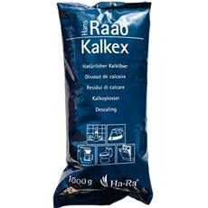 Ha-Ra Kalkex Vorratsbeutel 1 kg I natürlicher Entkalker für Spülkästen Armaturen Wasserkocher u.v.m. I Antikalk-Reiniger aus Zitronensäure I geruchsneutrales Entkalker-Pulver