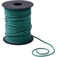 IPEA Nylonseil für Jalousie und Vorhänge färbe Mittelgrün – 50 Meter – Made in Italy – Kordel Nylonfaden – Seil für Raffrollos, Volants, Rollläden, Zubehör – Dicke 3 mm
