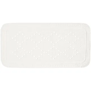 Spirella Duschmatte Badematte Badewannenmatte Badewanneneinlage antibakteriell rutschfest mit Saugnäpfen - Alaska 36 x 91 cm