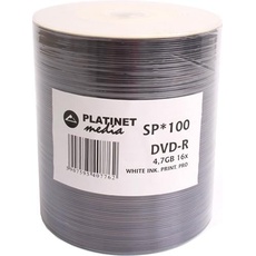 Platinet DVD-R 4.7 GB 16x100 units (41012) (100 x), Optischer Datenträger