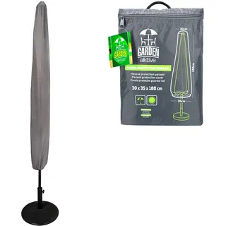 AKTIVE 61505 Schutzhülle für Ampelschirm, Sonnenschirmhülle, wasserdicht, max. 360 cm Durchmesser, Sonnenschirmhülle, Schutzhülle für Ampelschirm, Gartenschutzhülle